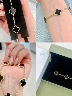 ☀️❤️Authentic☀️❤️Van Cleef & Arpels Vintage Alhambra Bracelet